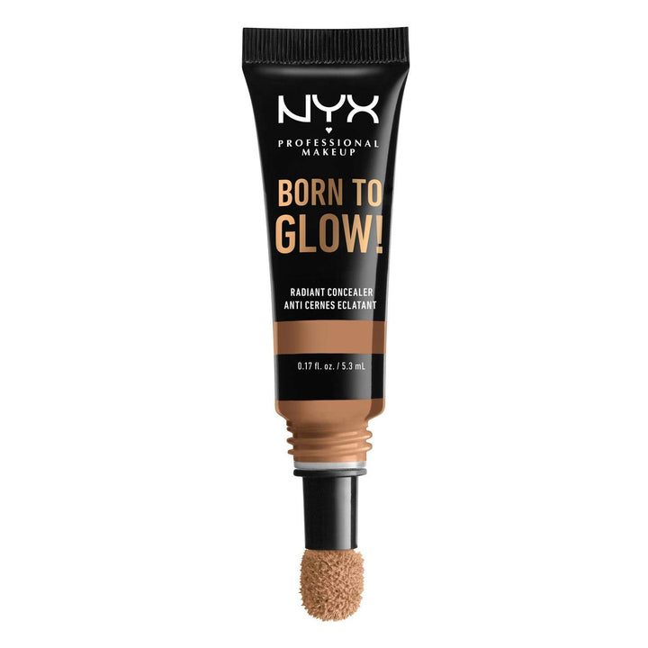 NYX Professional Makeup Born to Glow Radiant Concealer, Schillerndes Finish, Reduktion von Augenring