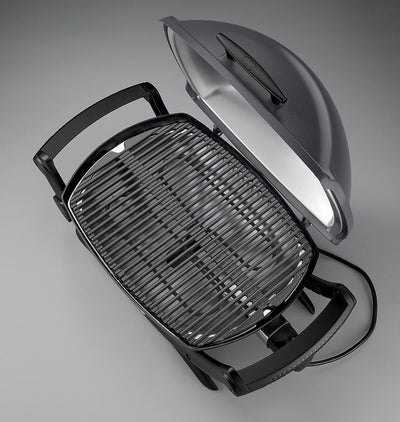 Weber Q2400 Elektrogrill, 55 x 39 cm, Dunkelgrau, Single