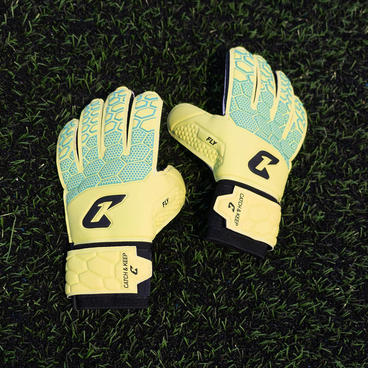 CATCH & KEEP Torwarthandschuhe Kralle Junior Pro 3.0 - Professionelle Torwart-Fussballhandschuhe für