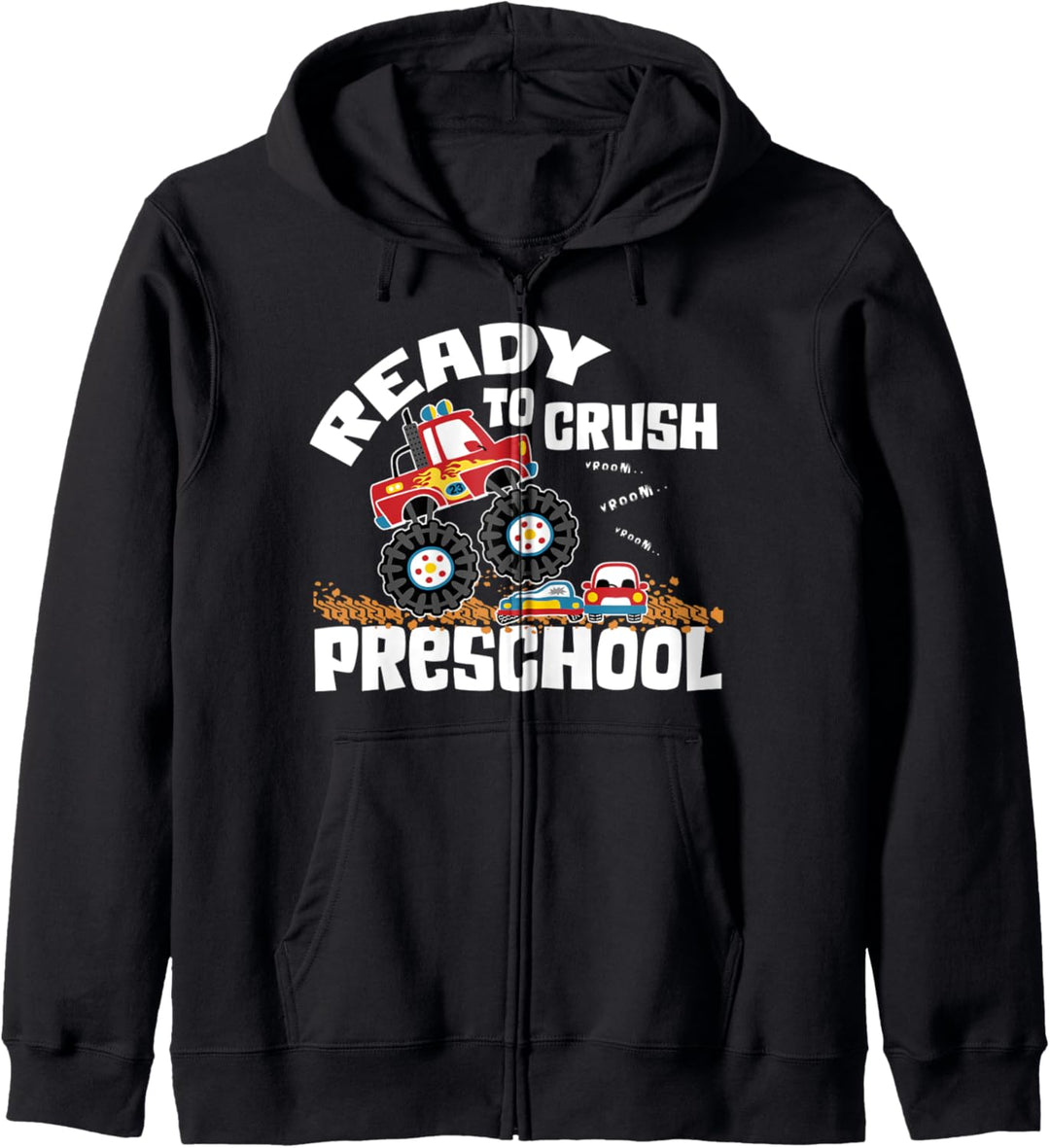 Crush Monstertruck für Vorschulkinder Kapuzenjacke