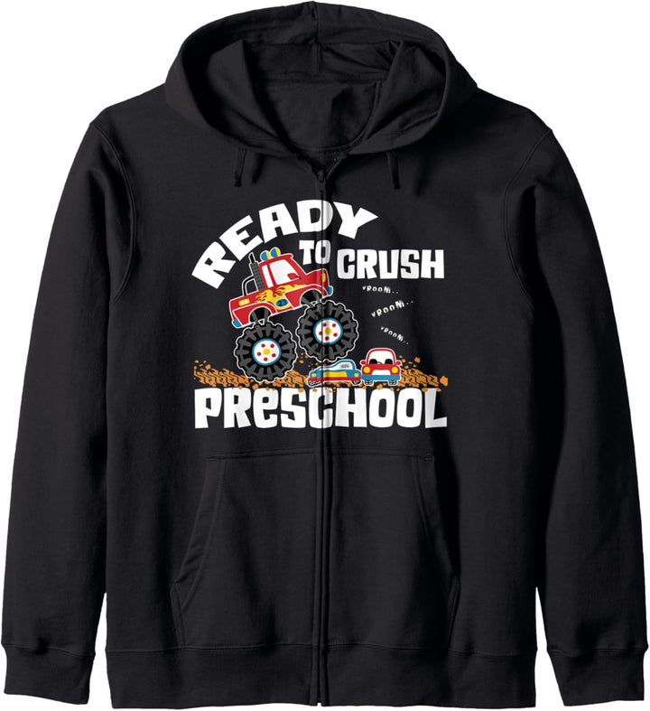 Crush Monstertruck für Vorschulkinder Kapuzenjacke
