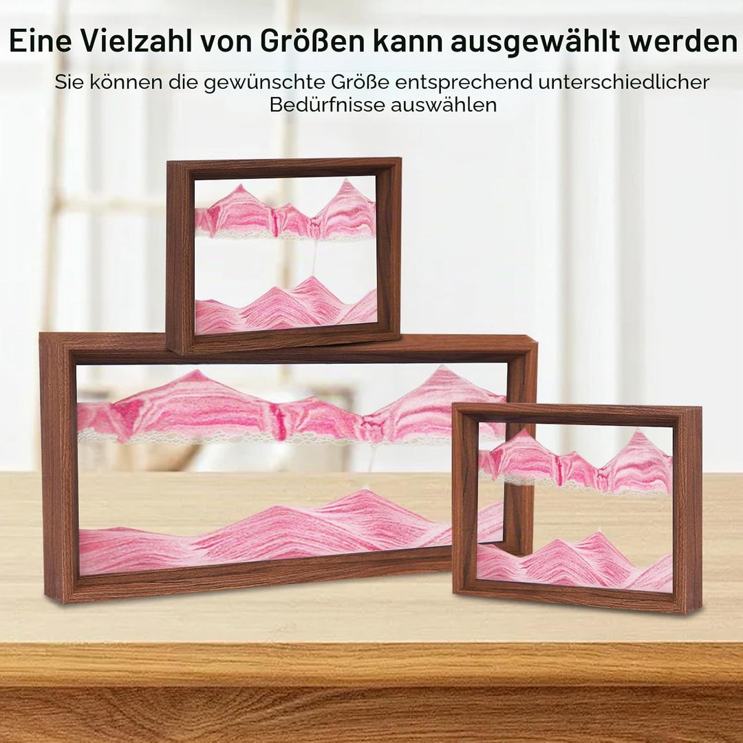 AzureLeap Sandbilder zum Drehen 3D Sandscape die Sandkunst in Tiefsee Fliessende Sandmalerei Sandbil