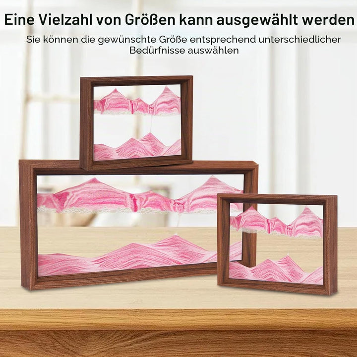 AzureLeap Sandbilder zum Drehen 3D Sandscape die Sandkunst in Tiefsee Fliessende Sandmalerei Sandbil