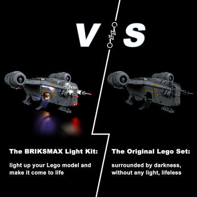 BRIKSMAX 75331 Led Licht für Lego The Razor Crest - Compatible with Lego Star Wars Bausteinen Modell