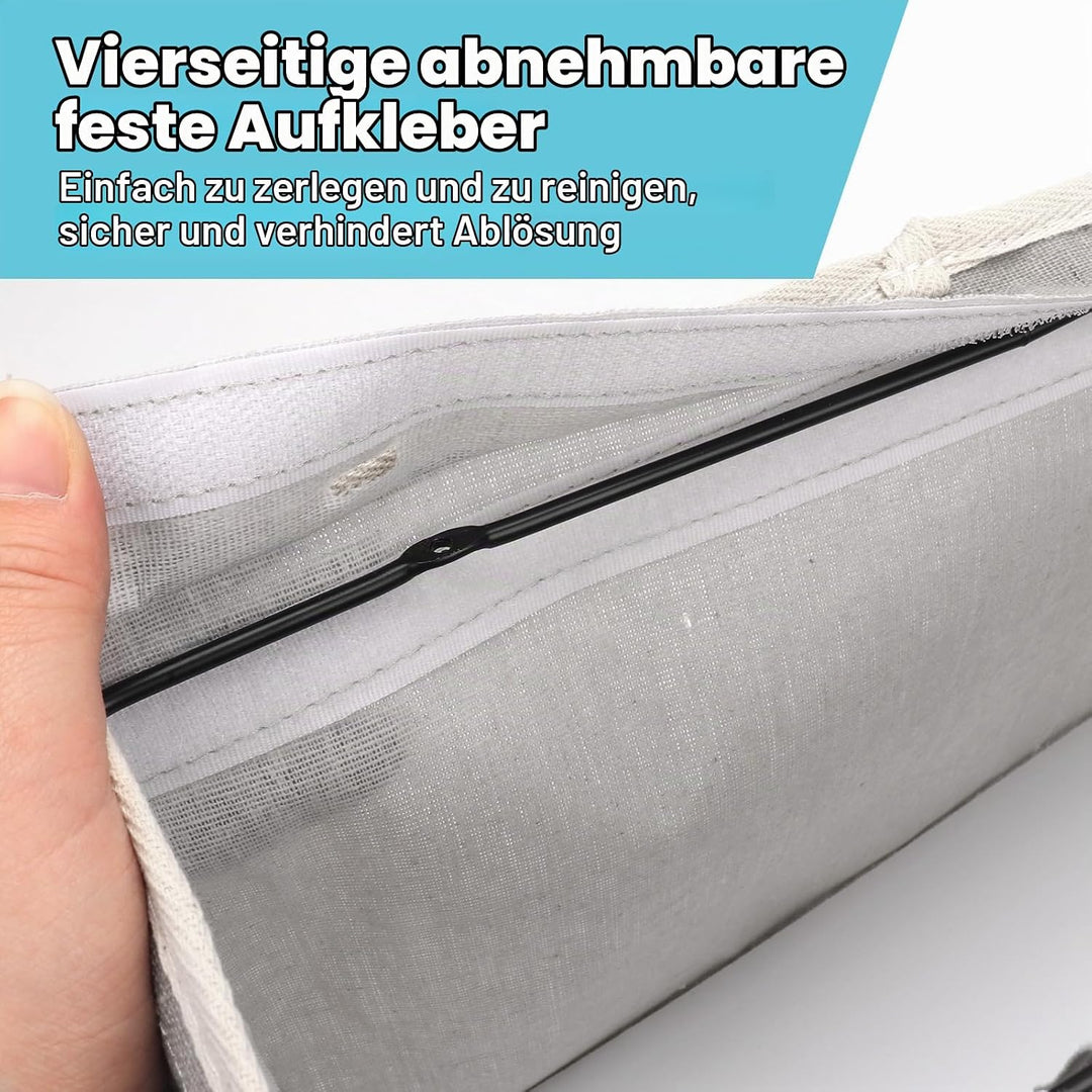 2 Pack Nachttisch-Hängeaufbewahrung Hängeorganizer mit 3 Fächern, Bett Organizer zum Einhängen, Häng