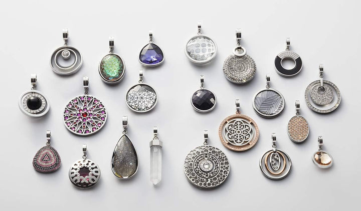 JEWELS BY LEONARDO DARLIN'S Damen-Anhänger Gaia, Edelstahl mit Kristallen und Maxi-Clip, CLIP & MIX