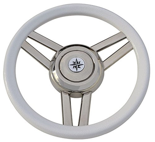 Orangemarine Steuer Magnifico 3 Speichen weiss, weiss -