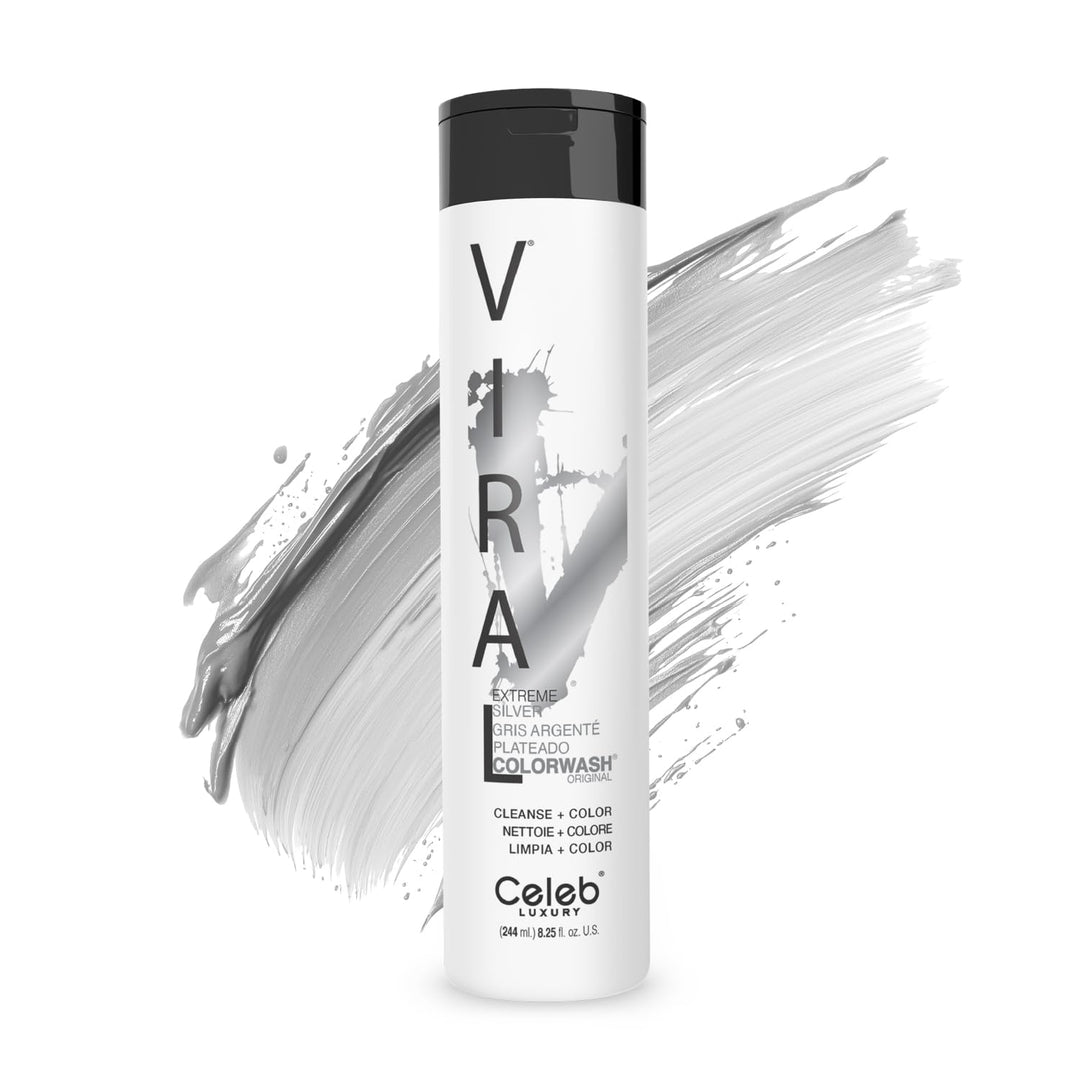 Celeb Viral Extreme Silver 244 ml Colorwash Mehrfarbe 244 ml (1er Pack), Mehrfarbe 244 ml (1er Pack)