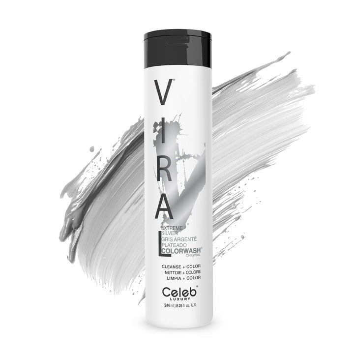 Celeb Viral Extreme Silver 244 ml Colorwash Mehrfarbe 244 ml (1er Pack), Mehrfarbe 244 ml (1er Pack)