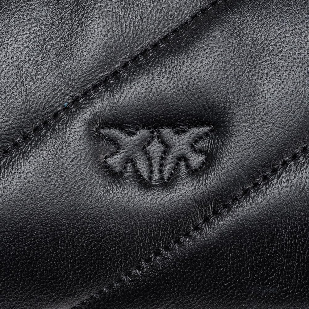 Pinko Damen Love Mini Puff Cl Sheep Nappa Tasche Z99q_schwarz-antique Gold, Z99q_schwarz-antique Gol