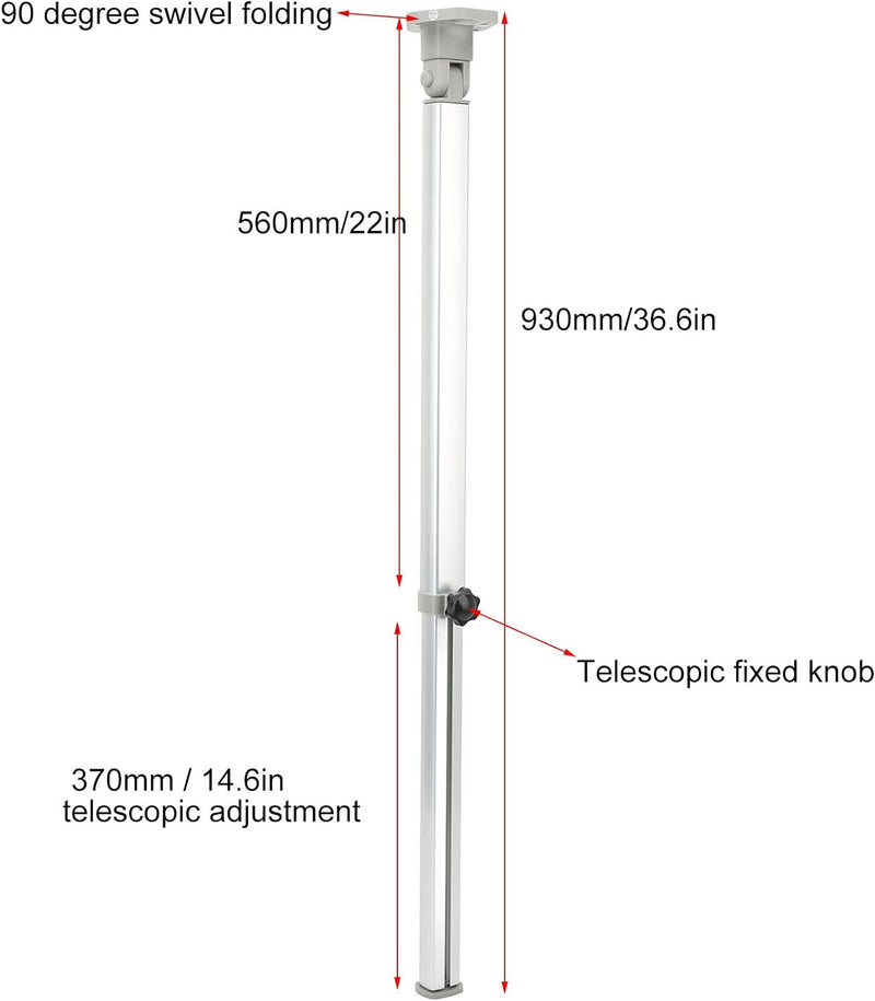 Klappbares Tischbein, hochfestes, praktisches 560 bis 930 mm multifunktionales, oxidationsbeständige