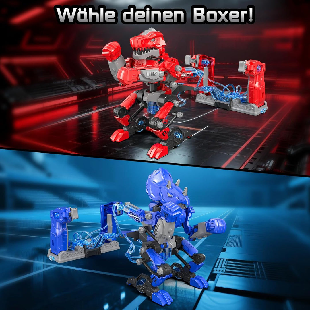 Experimente für Kinder ab 8 9 10 11 12 13 14, Bauen Sie Zwei Hydraulische Boxroboter Baukasten, Expe