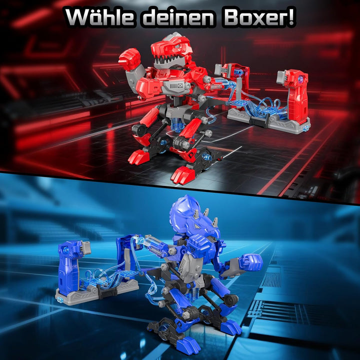 Experimente für Kinder ab 8 9 10 11 12 13 14, Bauen Sie Zwei Hydraulische Boxroboter Baukasten, Expe