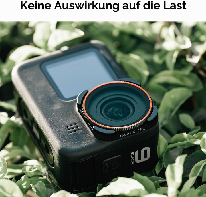 K&amp;F Concept Bright Day - 4 Pack ND/PL Filtersets(ND8/PL,ND16/PL,ND32/PL,ND64/PL) Kompatibel mit GoPr