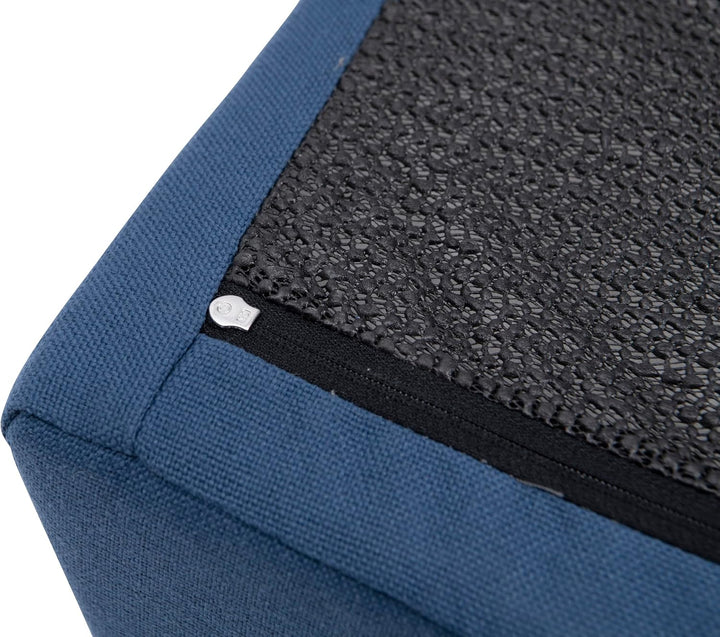 Betzold Rückenlehne für Hüpfpolster – Schaumstoff-Füllung Zubehör Wohnbereich blau Winkel, blau Wink