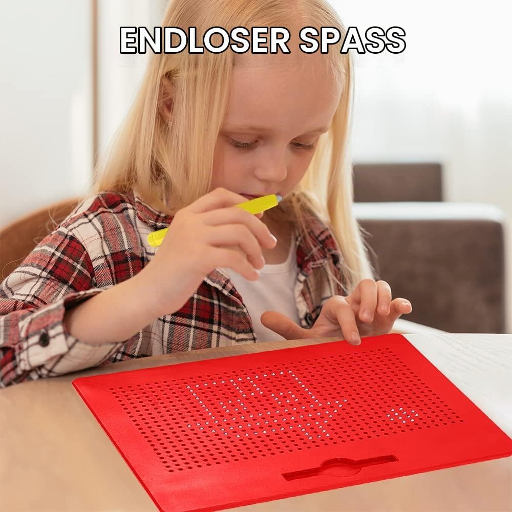 YATOSEEN Zaubertafel Kinder, Zeichenbrett mit Stift Stahlkugel Magnetische Tablet Kinder Spielzeug Z