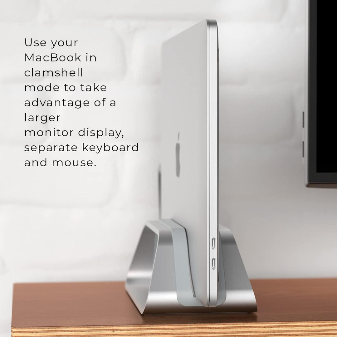 HumanCentric Vertikaler Laptop-Ständer für MacBook, kompatibel mit MacBook Pro Ständer, MacBook Air