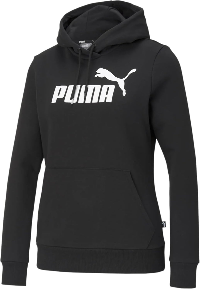 PUMA Logo Women Hoody Kapuzenpullover S Schwarz, S Schwarz