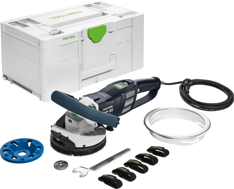 Festool Sanierungsschleifer RG 130 ECI-Set DIA TH RENOFIX (mit Führungstisch, Spannflanschgarnitur,