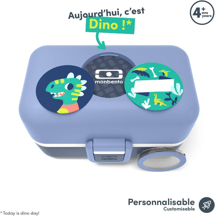 monbento - Kinder Lunchbox MB Tresor Infinity - Bento Box mit 3 Fächern - Ideal für Mittagessen oder