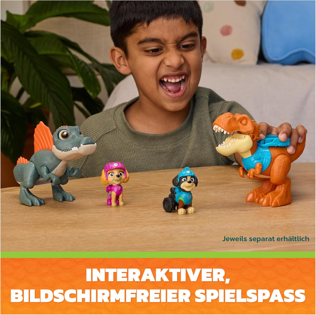 PAW PATROL: Der Dino Film, Roaring Pups, Skye &amp; Spinosaurus Dino-Figur, der durch Bewegung mit reali