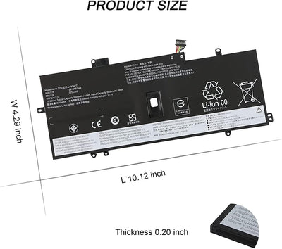 AKKEE L18C4P71 02DL006 Laptop Akku für Lenovo ThinkPad X1 Yoga 4th 5th Gen / X1 Carbon 7th 8th Gen S