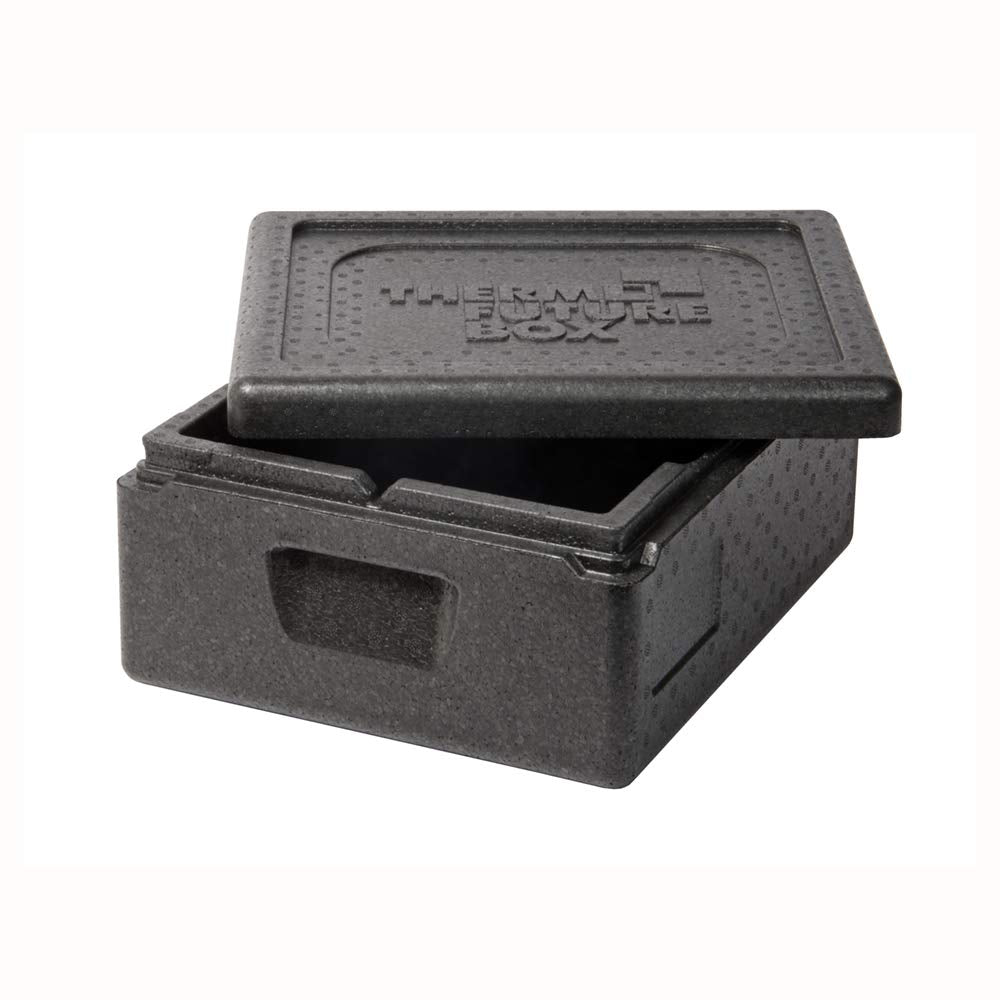 Thermo Future Box GN 1/2 Kühlbox Transportbox Warmhaltebox und Isolierbox mit Deckel, Thermobox aus