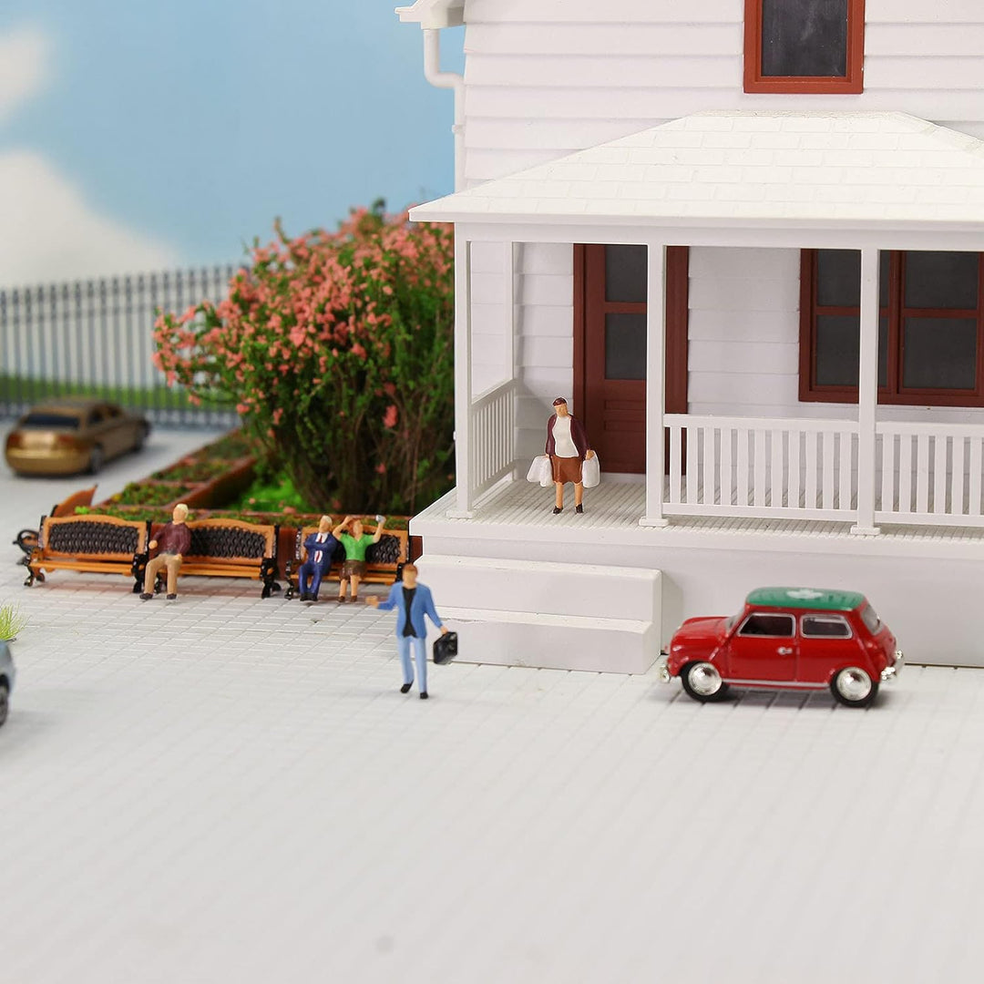 Evemodel Spur H0 1:87 Sitzende Stehende Figuren Personen Modellbausatz Passagiere (60Stk)