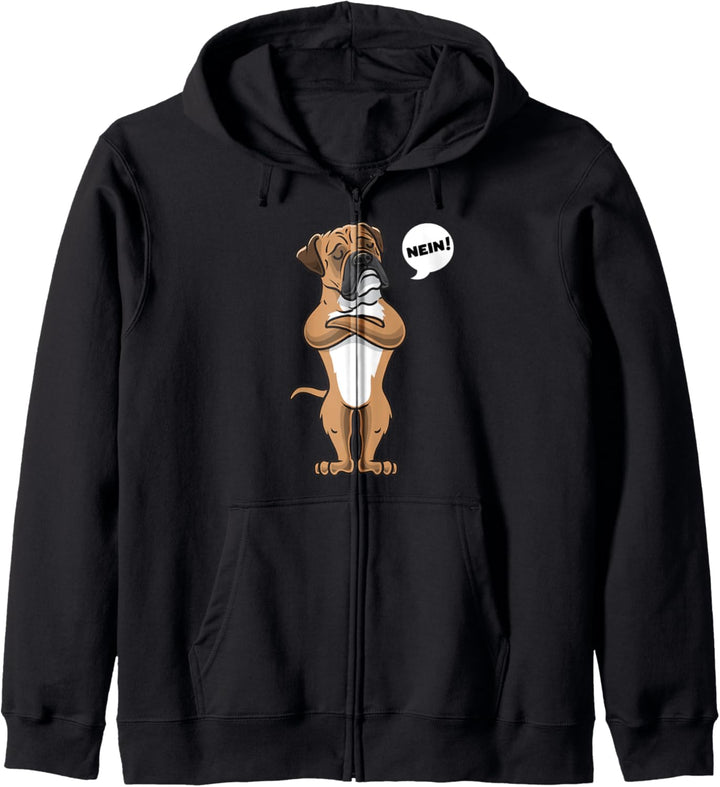 Sturer Continental Bulldog Hund Kapuzenjacke