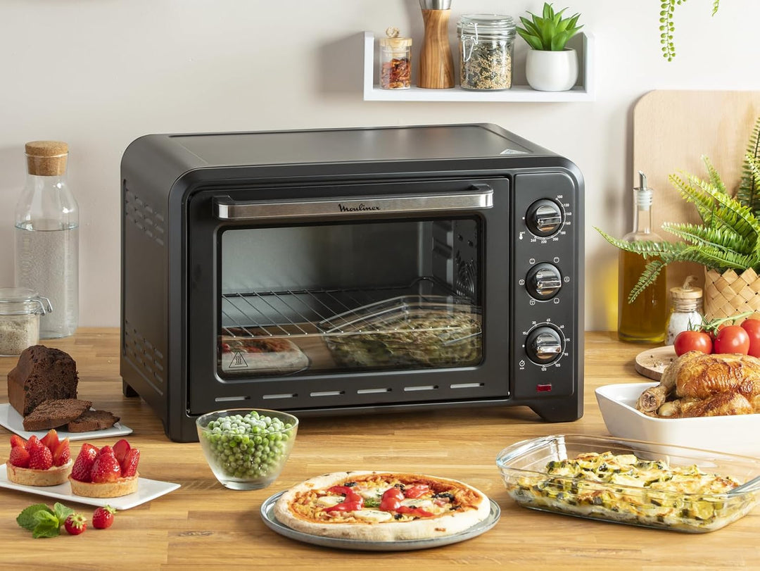 Moulinex OX4648 Optimo Mini-Elektro-Backofen, 33 l