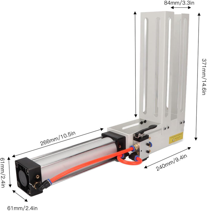 Hochleistungs-Dosenzerkleinerer aus Aluminiumlegierung, Wandmontierter Dosenzertrümmerer, Pneumatisc