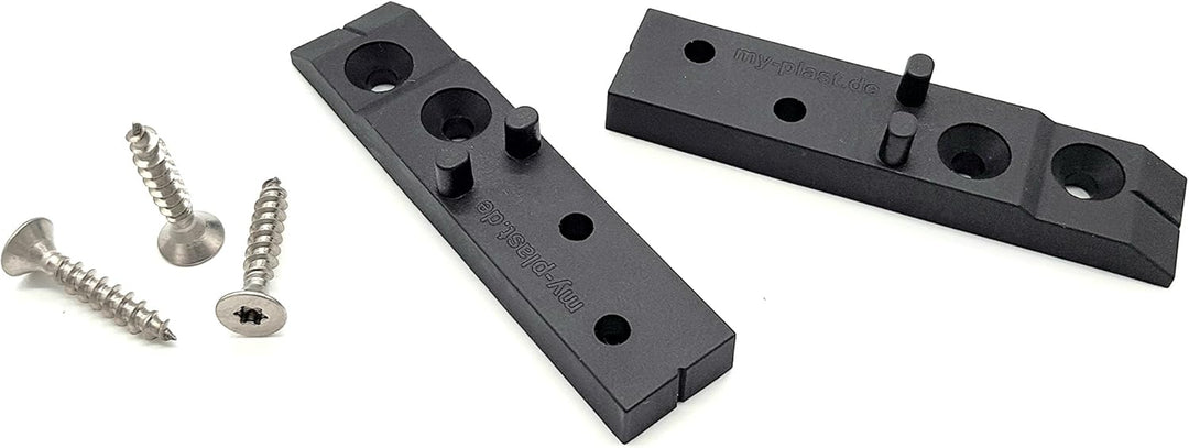 My Plast Terrassen-Abstandhalter – unsichtbarer Distanzhalter inkl. V2A Schrauben für ALU und Holz U