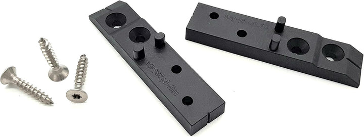 My Plast Terrassen-Abstandhalter – unsichtbarer Distanzhalter inkl. V2A Schrauben für ALU und Holz U