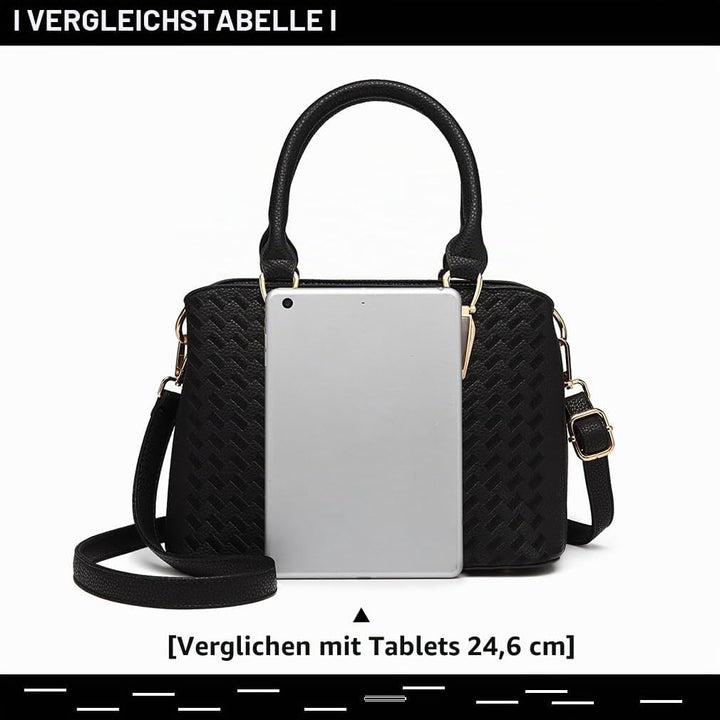 Miss Lulu Handtasche Damen Mittelgross Henkeltasche Elegante Schultertasche Tasche für Damen mit Lyc