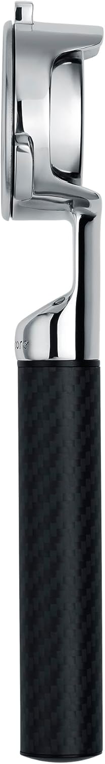 Normcore 54 mm flacher, bodenloser Siebträger mit Kohlefaser-Griff, passend für Breville/Sage Barist