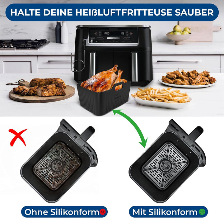 Ninja 9,5L AF400EU &amp; DZ400EU Silikonform | BPA-FREI | Hochwertige Materialien | 2,5mm dicke Silikonf