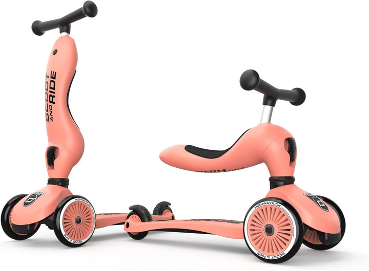 Scoot & Ride Unisex – Babys Highwaykick 1 Kickboard mit Sitz
