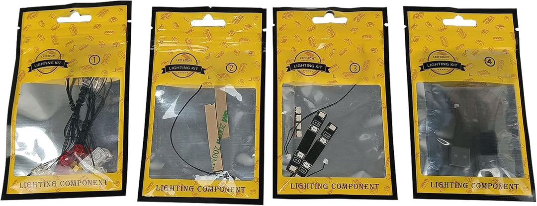 LocoLee Licht Kompatibel mit Lego Mercedes-AMG G 63 & Mercedes-AMG SL 63, Nur Lichter Set - Kein Mod