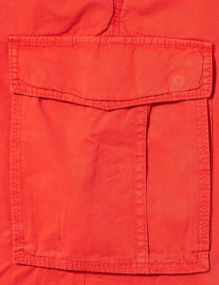 camel active Cargo Shorts Aus Reiner Baumwolle - Hose 31W Rot, 31W Rot