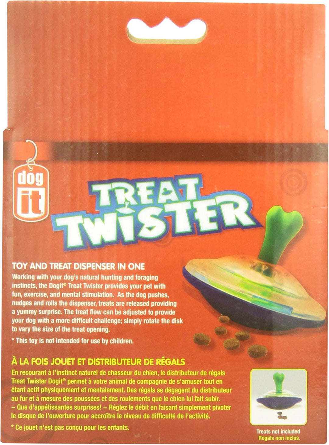 Dogit Treat Twister, Snack Kreisel, blau