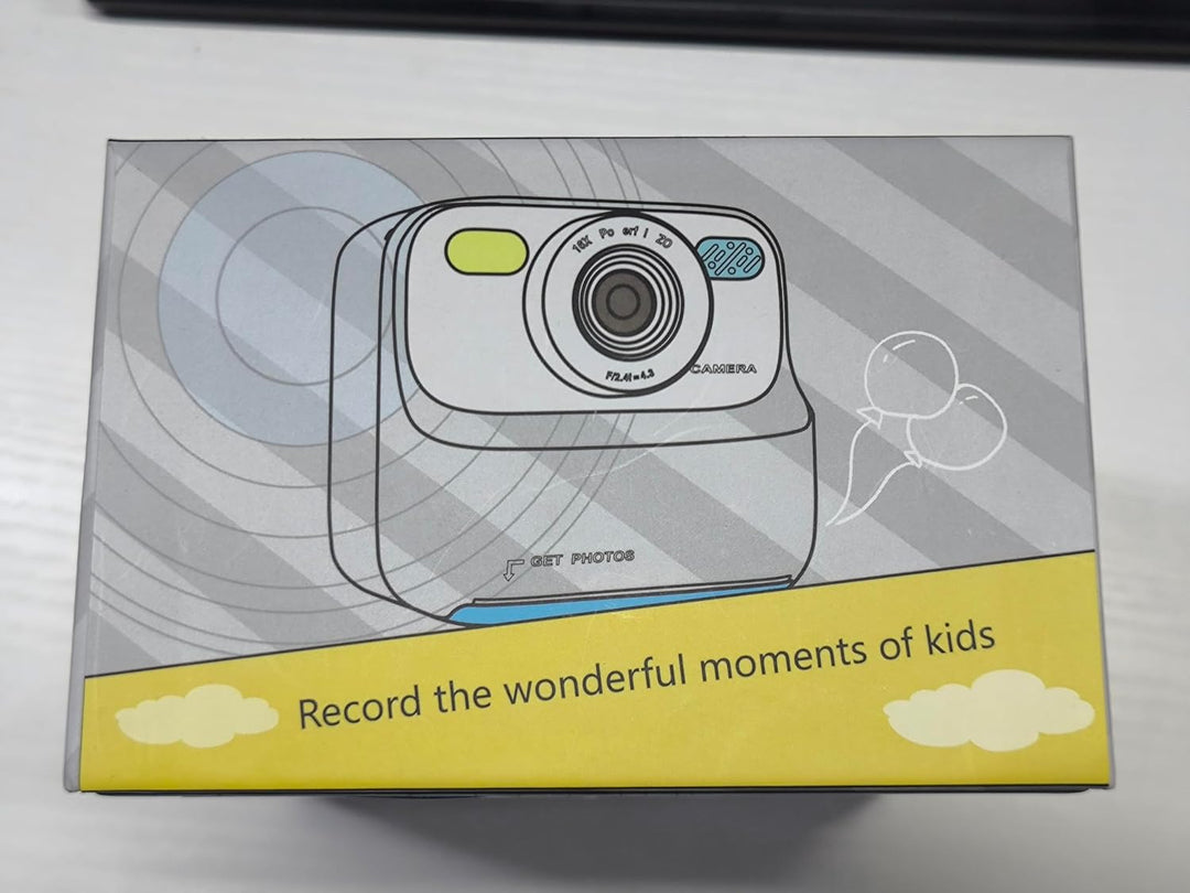 Upgrade Kinderkamera Sofortdruck für Jungen und Mädchen, 1080P HD Dual-Linse Selfie Digitalkamera mi