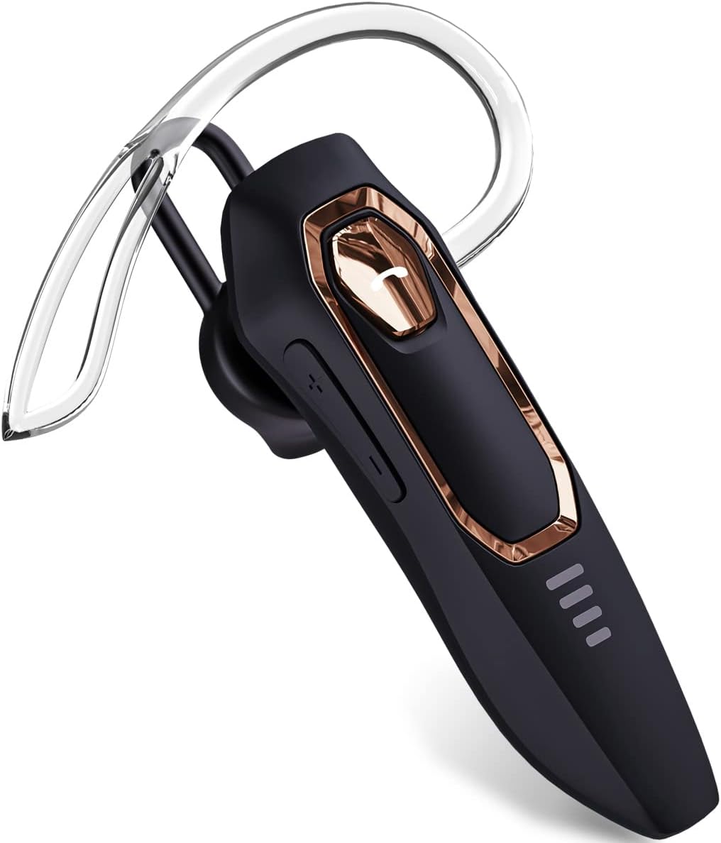 Micool Headset Bluetooth V5.0, Geräuschunterdrückung Freisprech Bluetooth Headset Handy 30 Stunden G