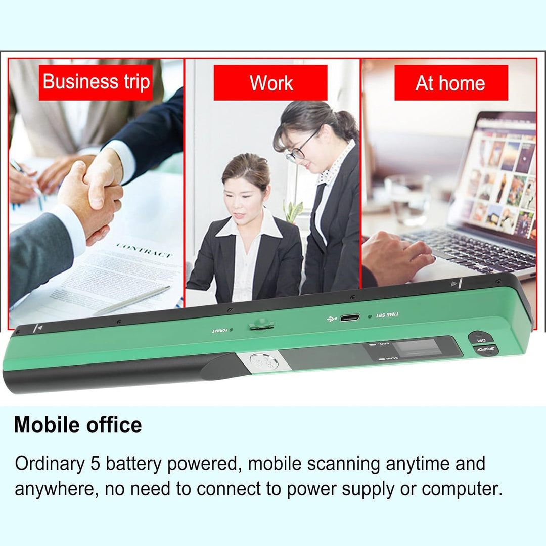 Tragbarer Handheld -Bild -Scanner 900 DPI Multifunktional A4 Dokumentscanner für Büro und Zuhause (G