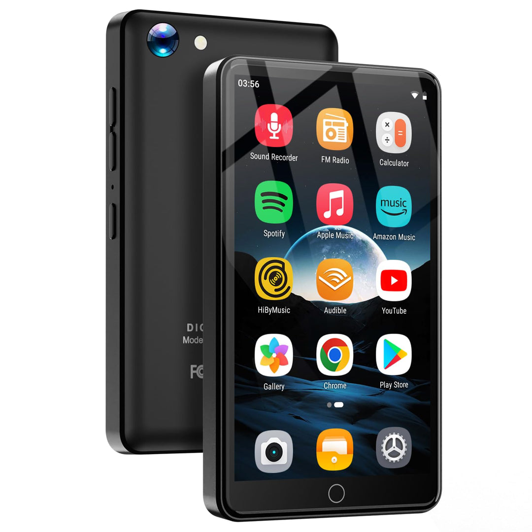 4,02" MP3 Player mit 13 MP Kamera, MP4-Player mit Bluetooth und WiFi, Musik Player für Kinder mit La