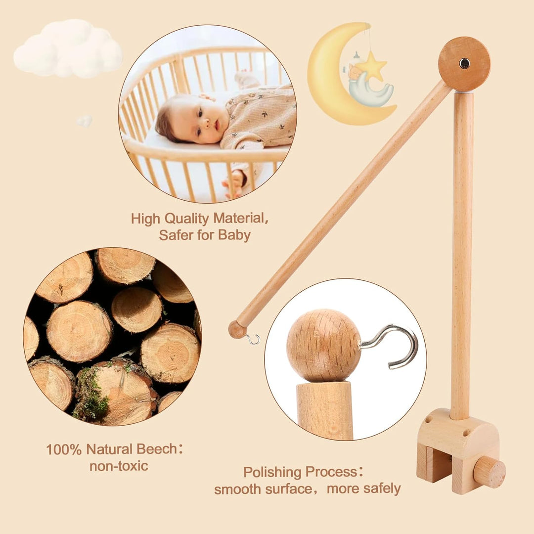 Mobile Halterung, Verstellbarer Mobile Halterung Wickeltisch für Kinderzimmer, Halterung für Mobile
