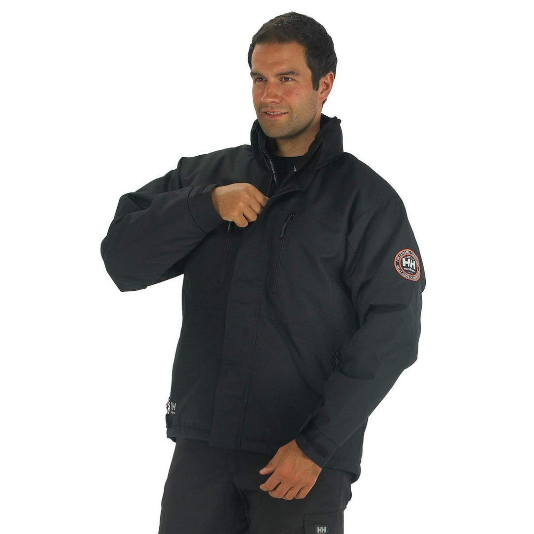 Helly Hansen 34-076201 Workwear Funktionsjacke/Berg Jacket Winterjacke,schwarz,L Schwarz Einheitsgrö