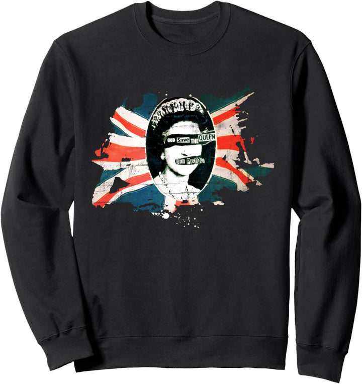 Sex Pistols Offizielle Flagge God Save The Queen Sweatshirt