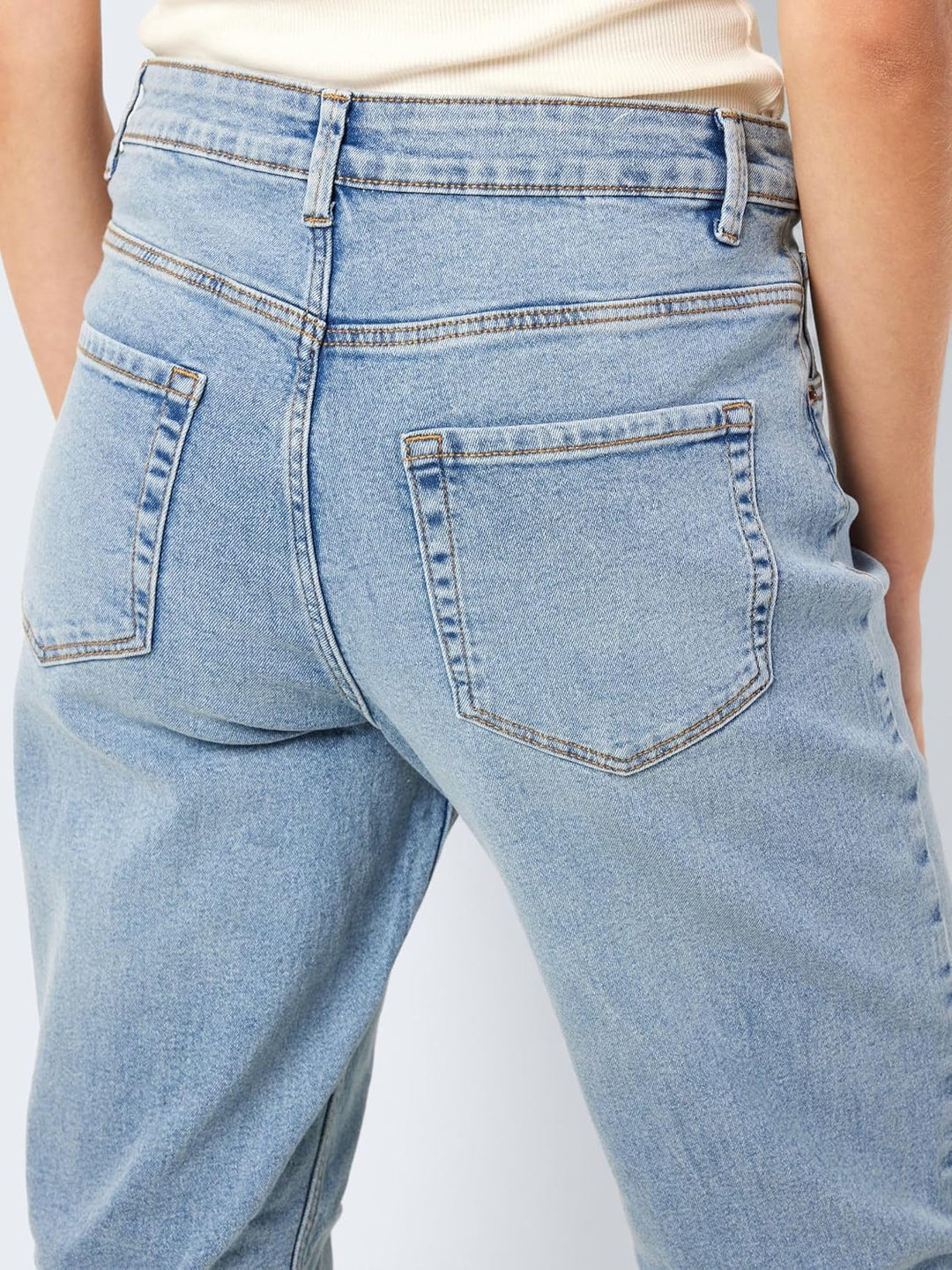 Noisy may Damen Jeans 27W / 32L Light Blue Denim, 27W / 32L Light Blue Denim