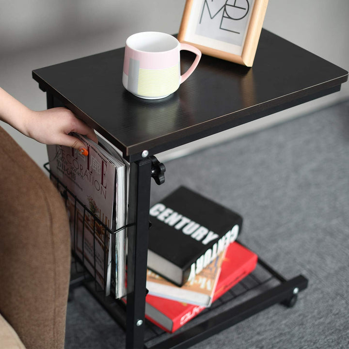 sogesfurniture Kleiner Beistelltisch Kaffeetisch Sofatisch Nachttisch, mobiler Laptoptisch Notebookt