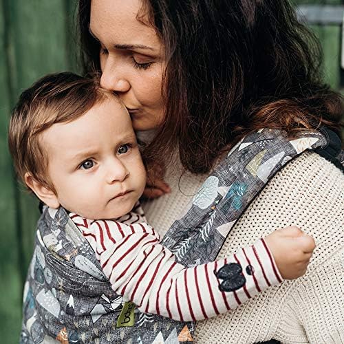 Boba Babytrage Classic Carrier - Babytragetasche im Rucksack Stil – Tragen Sie Ihr Kind auf dem Bauc